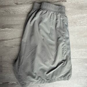 Men's Athletic Shorts with Elastic Waistband - Gray
